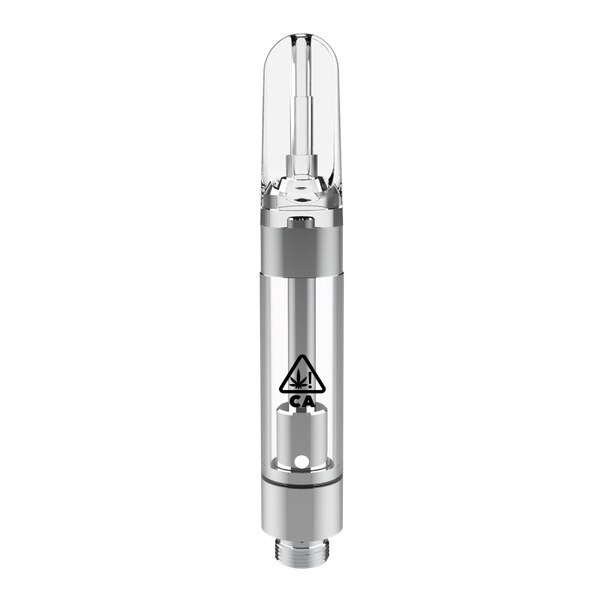 G5 - 1g Ceramic Core Empty Vape Pen Cartridge with CA Logo - Press Top Mouthpiece