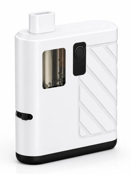 D014 2 gram disposable vape hardware with square design and adjustable airflow