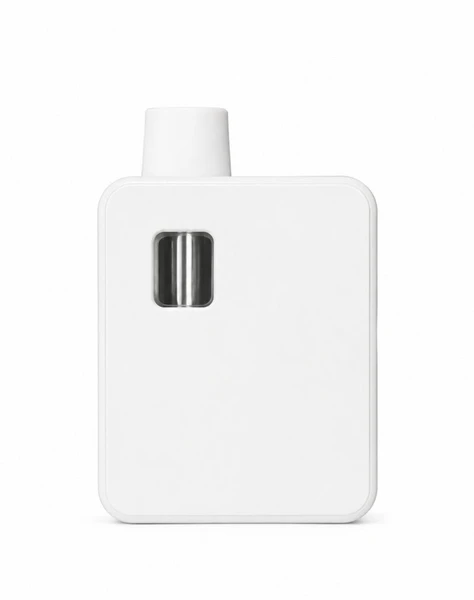 D061 3ML white disposable vape with compact square design