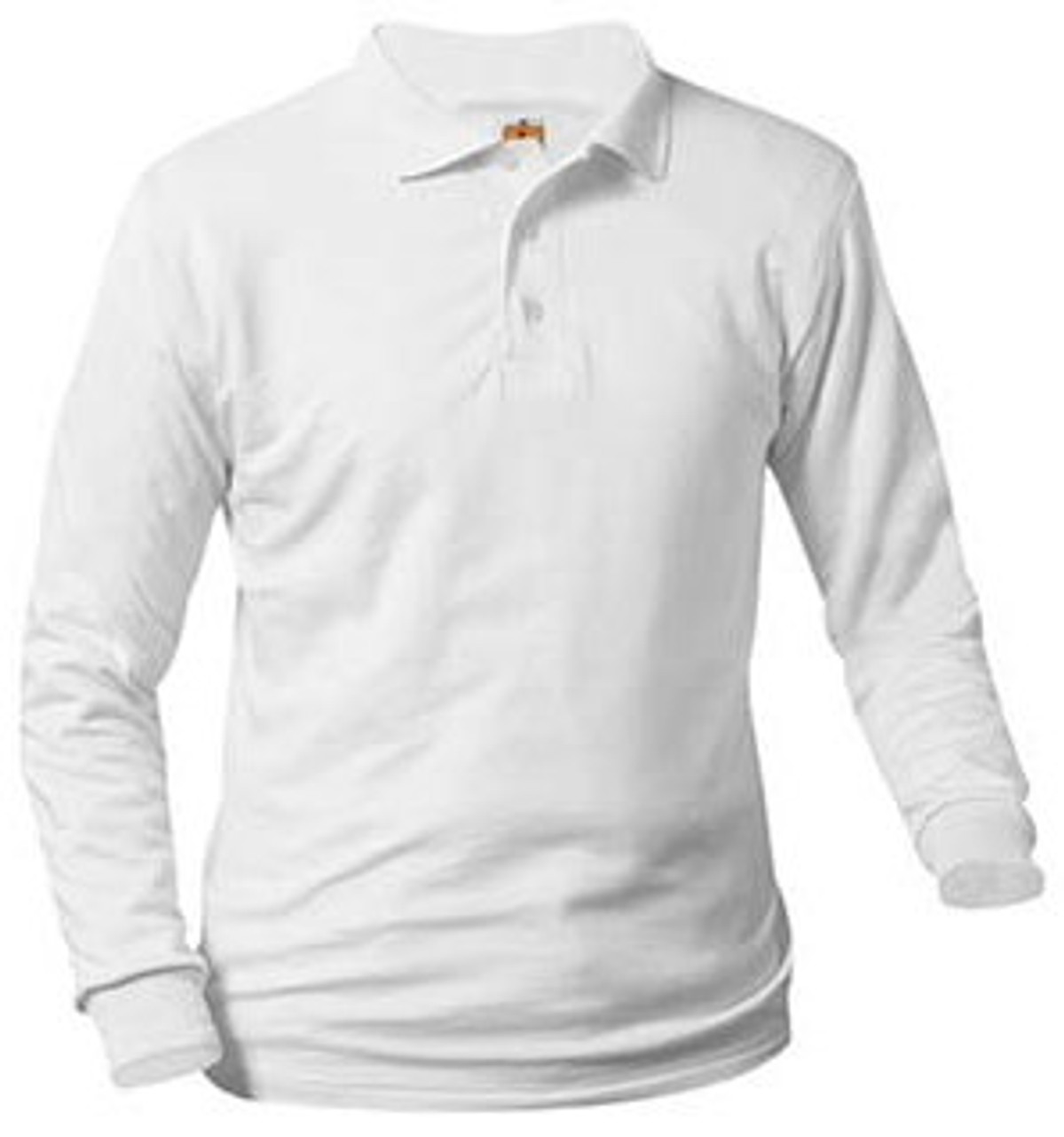 Polo Long Sleeve Jersey Knit with Logo (1048) - Educational Outfitters -  Minnesota