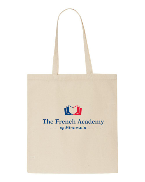 Library Tote with Logo (1008)