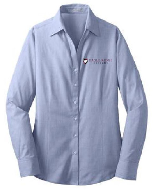 Ladies Easy Care Long Sleeve Shirt with Logo, Staff Wear (1007)