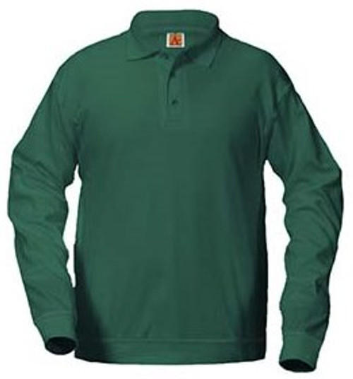 Polo Long Sleeve Banded Bottom (1001) Gr K -5