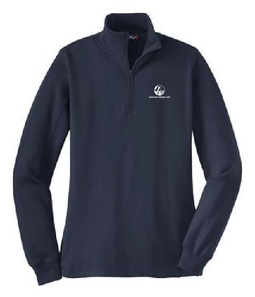 Ladies 1/4 Zip Sweatshirt, (2001)