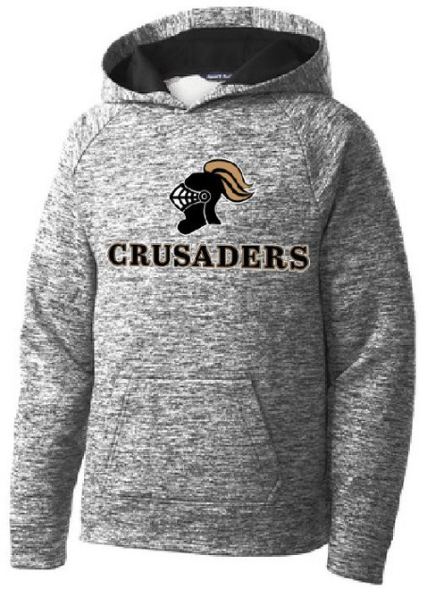 Sport Wick Hoodie Youth with Logo, Spirit Wear (1023)