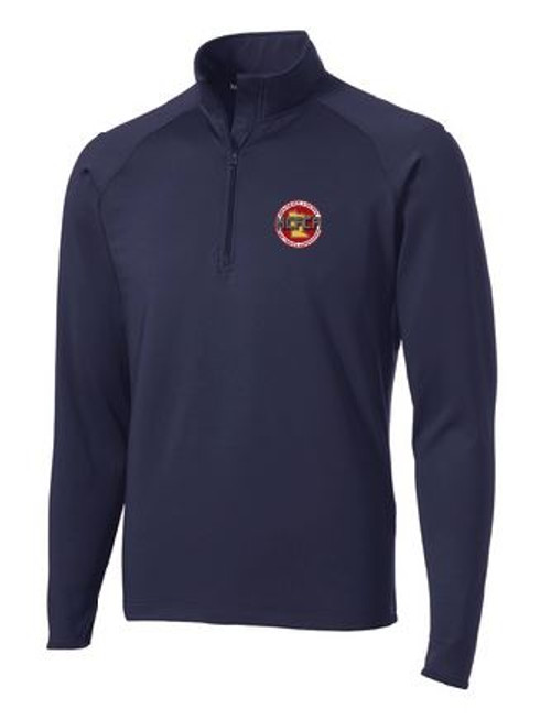 Sport Wick 1/4 Zip (Navy) HCFCA Logo (2002)