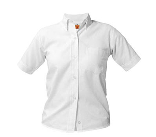 Female Short Sleeve Oxford Shirt (1006)