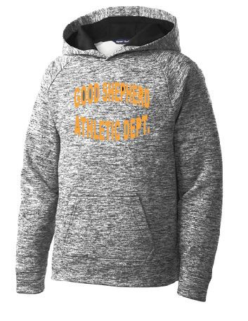 PosiCharge Heather Hooded Sweatshirt Adult Spirit Wear (1009)