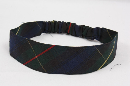 Elastic Headband, Plaid 54