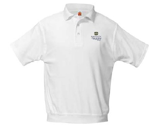 Polo Short Sleeve Banded Bottom with Logo (1013)