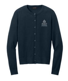 Port Authority® Women’s Easy Care Crewneck Cardigan Sweater