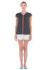 JAVA KNIT TOP | CHARCOAL/BLACK PRINT