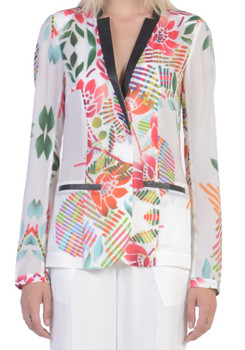 CAMILLE JACKET | SUMMER SPLASH WHITE