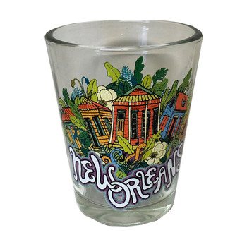 Shotgun House Design Shot Glass