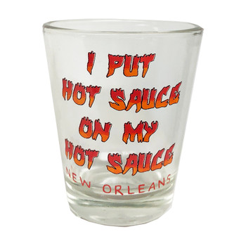Hot Sauce Design Shot Glass