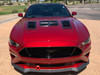 Race Louver Mustang GT RT Track Trim center car hood extractor is designed for street, high performance driving and track duty.