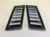 Race Louver 300ZX RS trim straight angular pair car hood vent designed for street, high performance driving and light track duty.