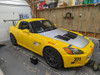 Race Louver S2000 RS Street Trim center car hood vent designed for street, high performance driving and light track duty.