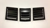 Race Louver Fiesta ST RS trim middle pair car hood vent designed for street, high performance driving and light track duty.