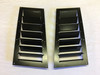 Race Louver Mustang RS trim straight angular pair car hood vent designed for street, high performance driving and light track duty.