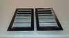 Race Louver RS trim straight pair car hood vent designed for street, high performance driving and light track duty.