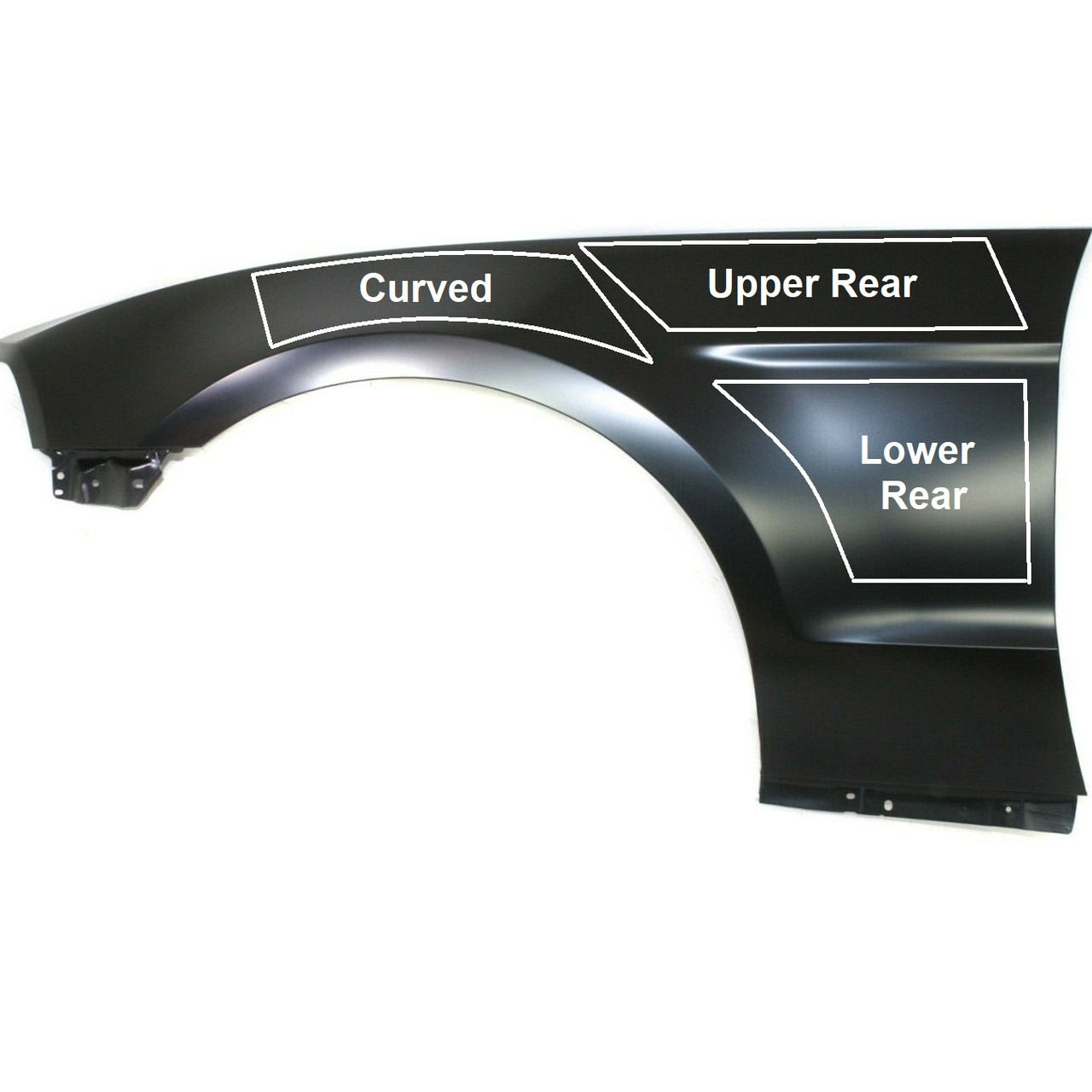 Race Louvers Fender Louvers designed to increase engine and brake cooling while increasing front downforce