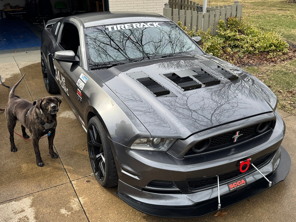 Race Louver Mustang RT Track Trim side hood extractor is designed for street, high performance driving and track duty