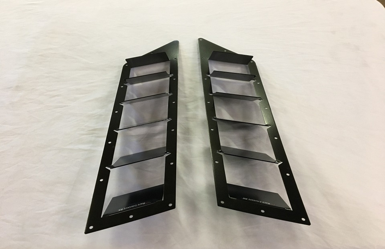 Race Louvers GT-R RX trim center racing heat extractor is designed for high performance driving, auto cross and track duty.