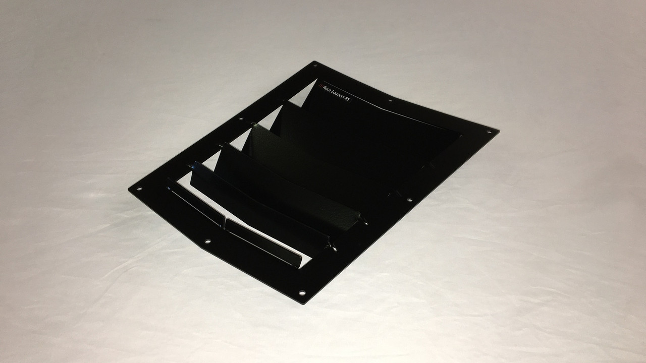Race Louver RS trim center car hood vent designed for street, high performance driving and light track duty.