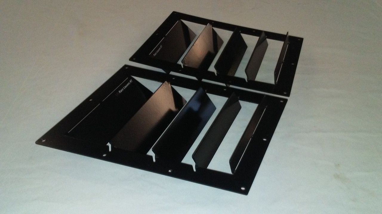 Race Louvers SCCA T2 T3 STU legal hood vents.  Best performing, maximum size permitted.