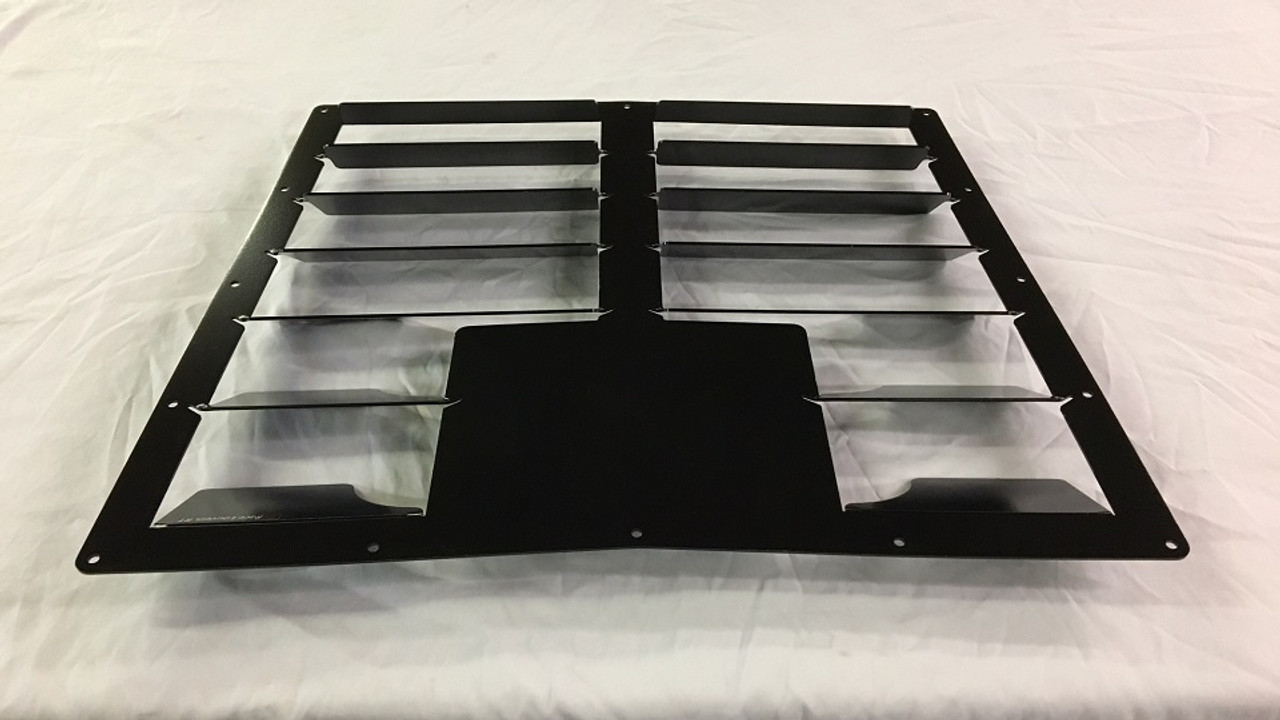 Race Louver RT trim center car hood extractor is designed for street, high performance driving and track duty