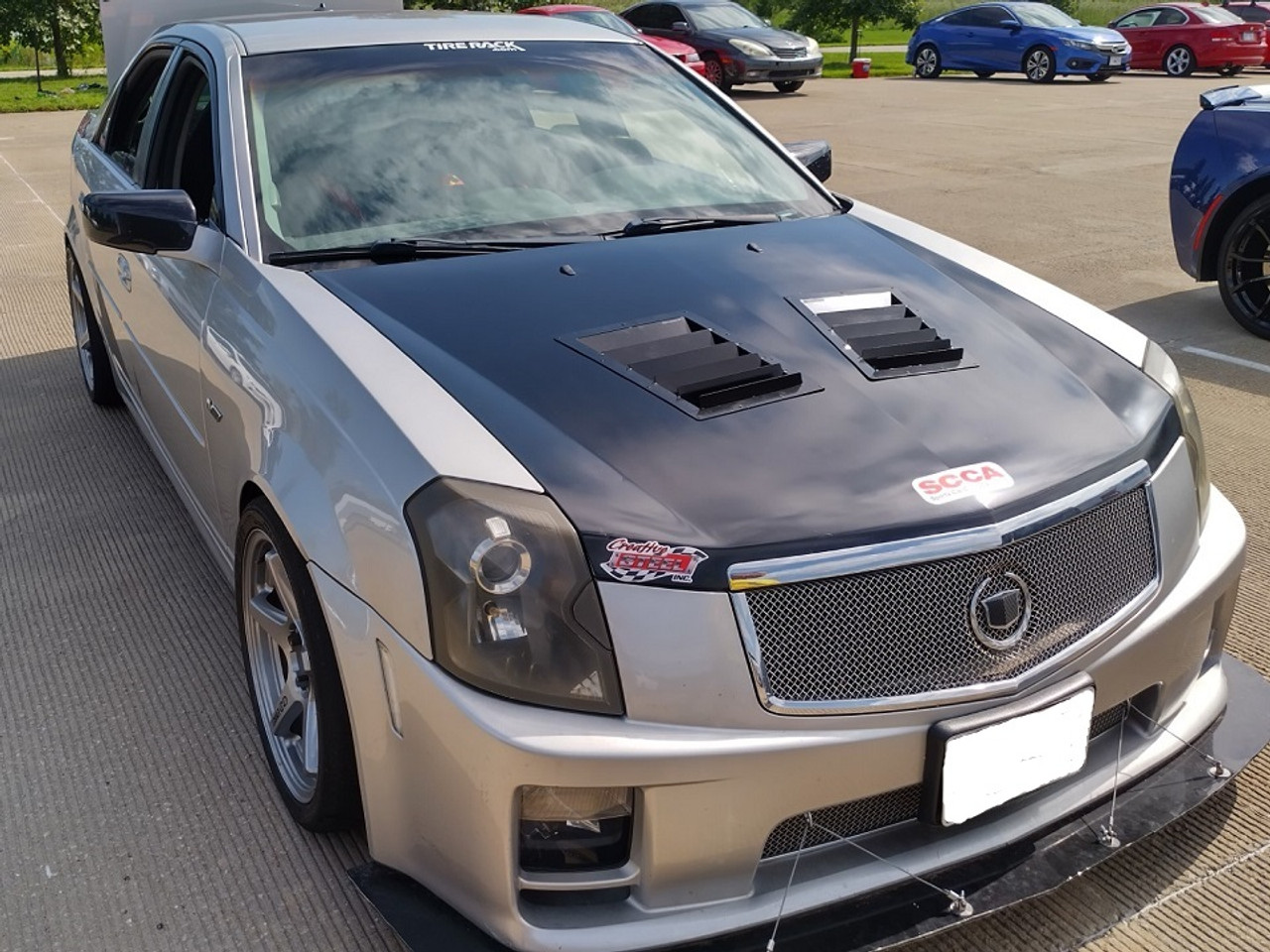 Race Louver RS trim mid pair car hood vent designed for street, high performance driving and light track duty.