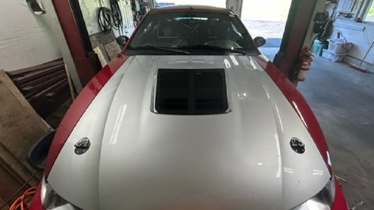 Race Louver GT4 Style  RT track trim hood extractor is designed for street, high performance driving and track duty