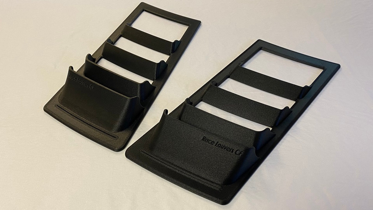 Race Louvers CF Extreme trim center racing heat extractor is designed for high performance driving, auto cross and track duty.