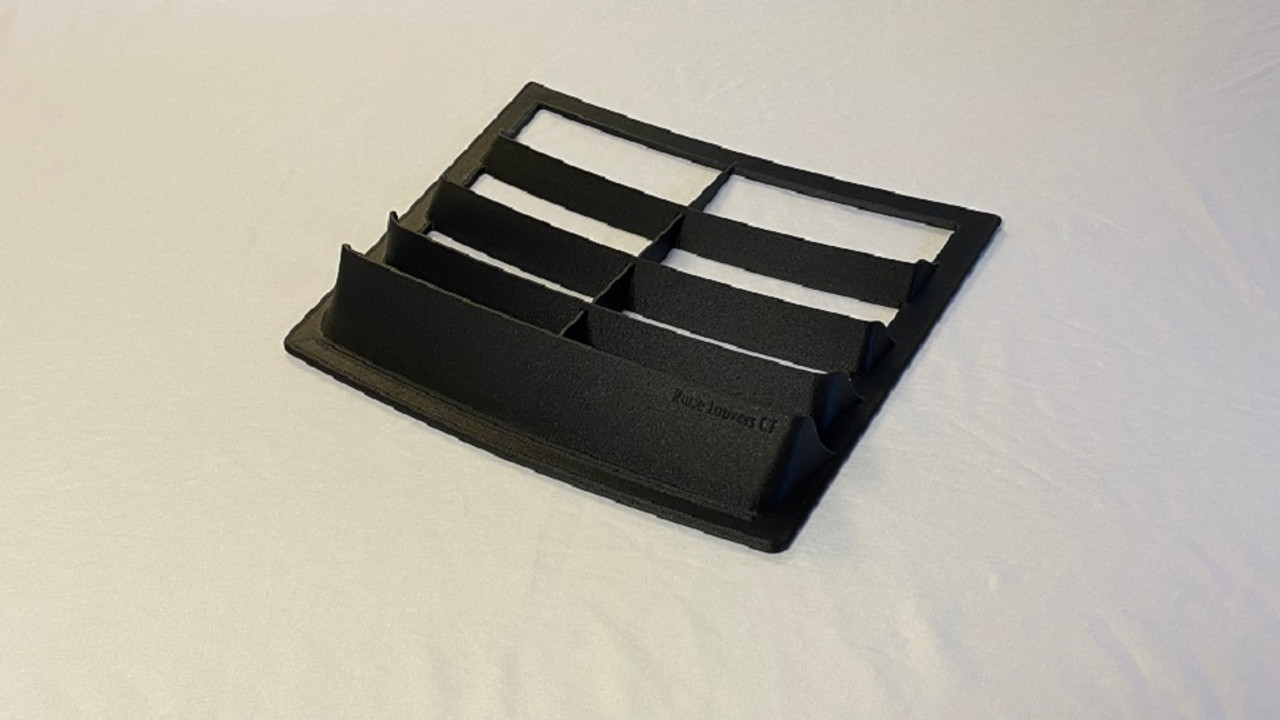 Race Louvers CF Extreme trim center racing heat extractor is designed for high performance driving, auto cross and track duty.