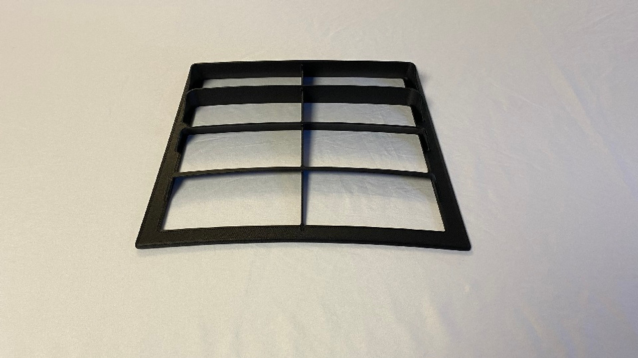 Race Louvers CF Extreme trim center racing heat extractor is designed for high performance driving, auto cross and track duty.