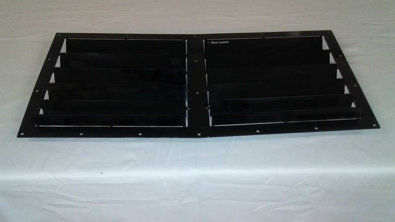 Race Louver RT trim center car hood extractor is designed for street, high performance driving and track duty.