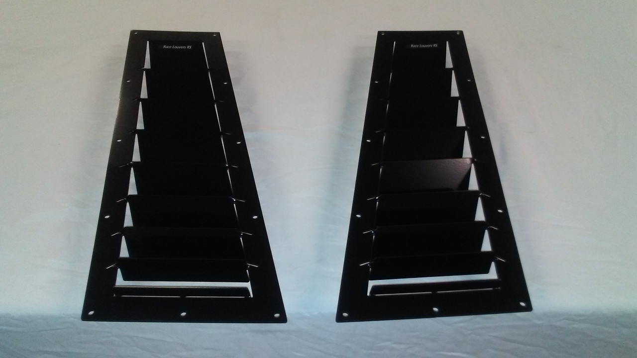 Race Louver BMW E36 RS street trim side hood vent designed for street, high performance driving and light track duty.