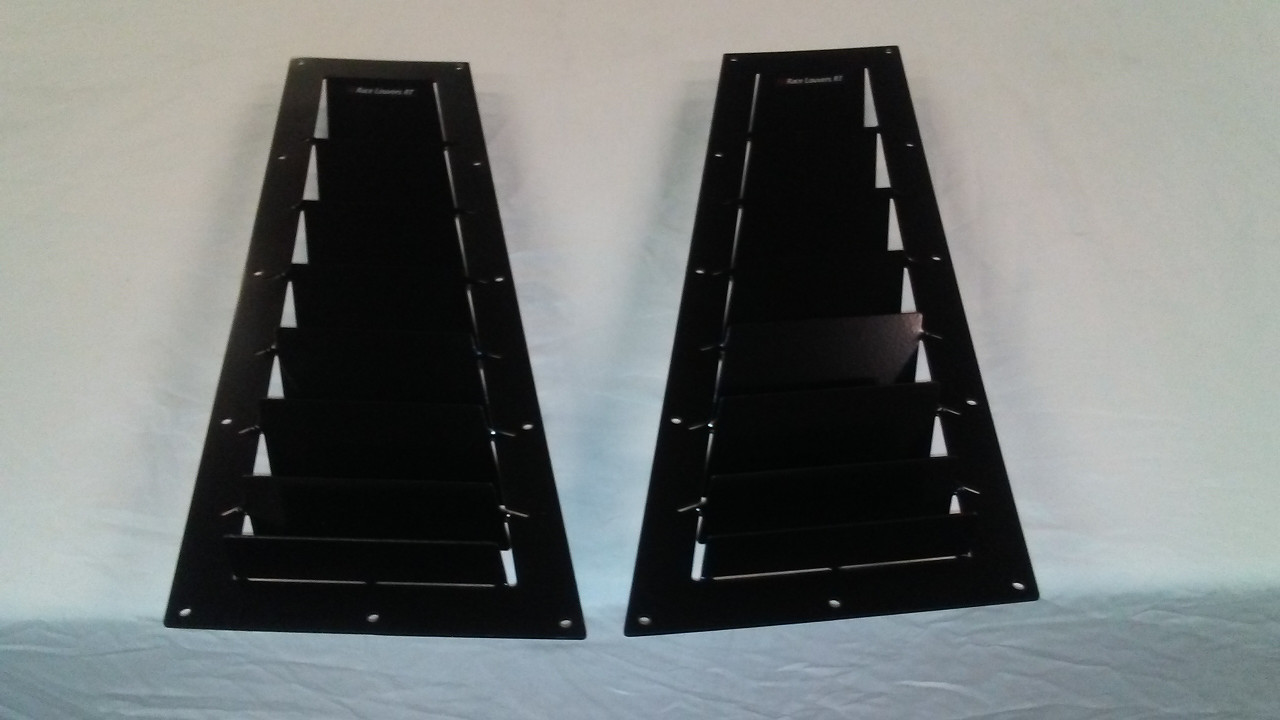 Race Louver BMW E36 RT track trim side hood extractor is designed for street, high performance driving and track duty.