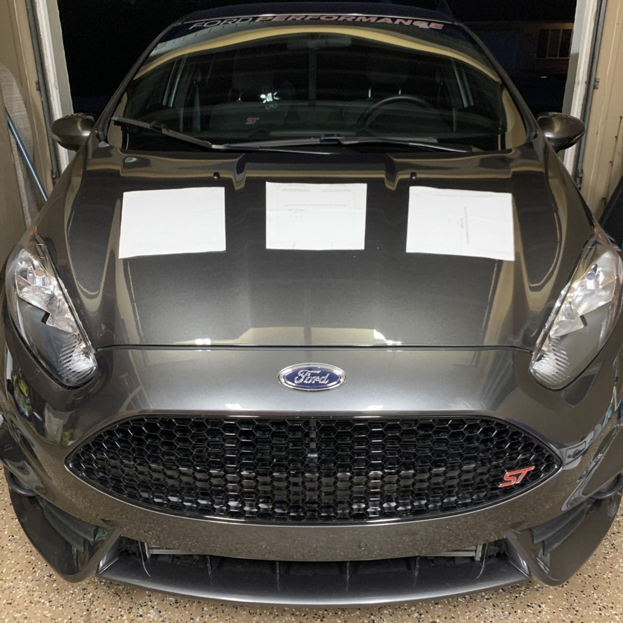 Race Louver Fiesta ST Nasa ST/TT3-6 Spec center car hood vent designed for street, high performance driving and light track duty.