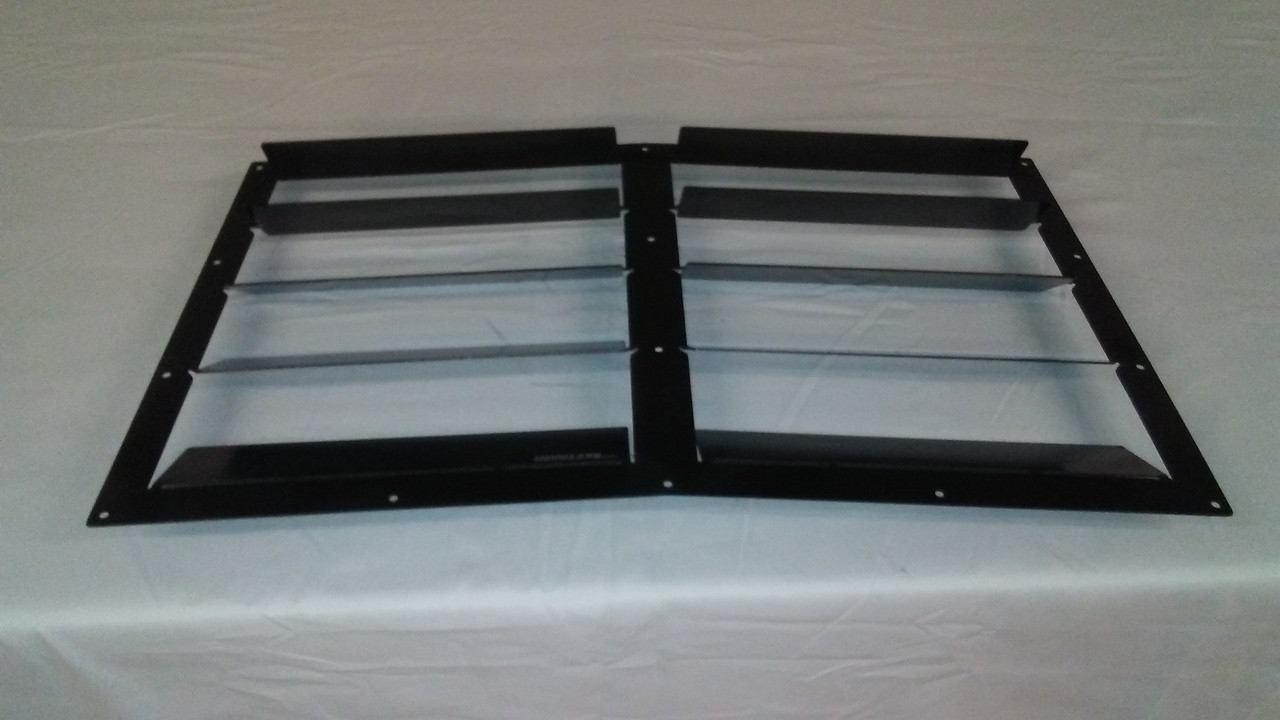 Race Louvers RX trim center racing heat extractor is designed for high performance driving, auto cross and track duty.