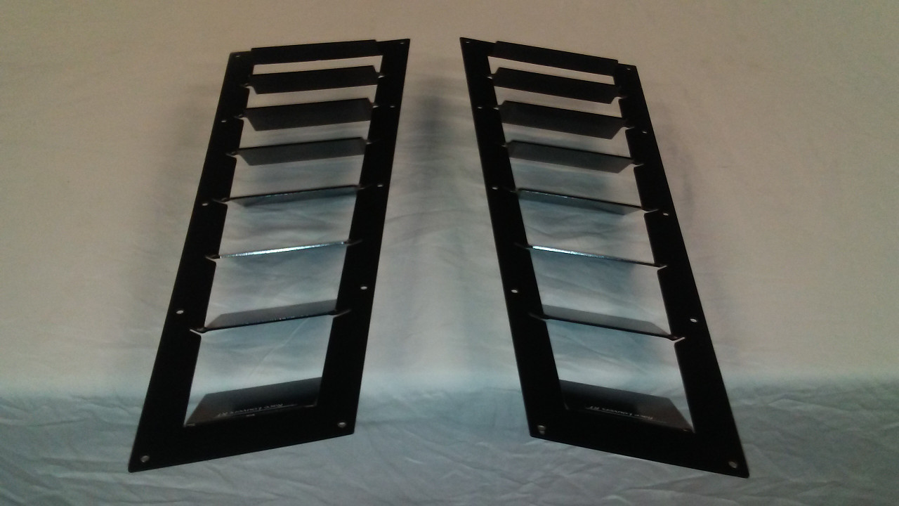 Race Louver Impreza RT track trim side hood extractor is designed for street, high performance driving and track duty.