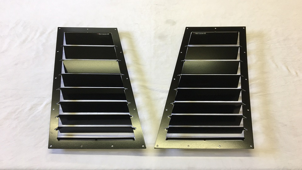 Race Louvers - Mazda Miata Nasa ST/TT3-6 Spec Side Pair Hood Extractor