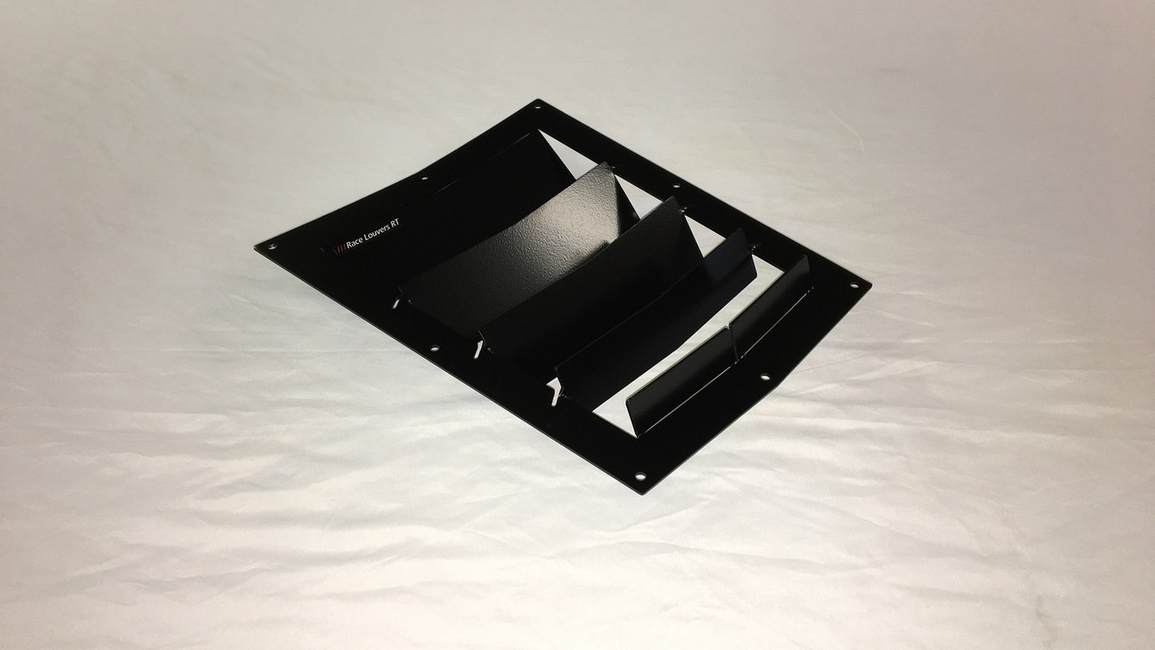 Race Louver BMW Z4 RT trim center car hood vent designed for street, high performance driving and light track duty.