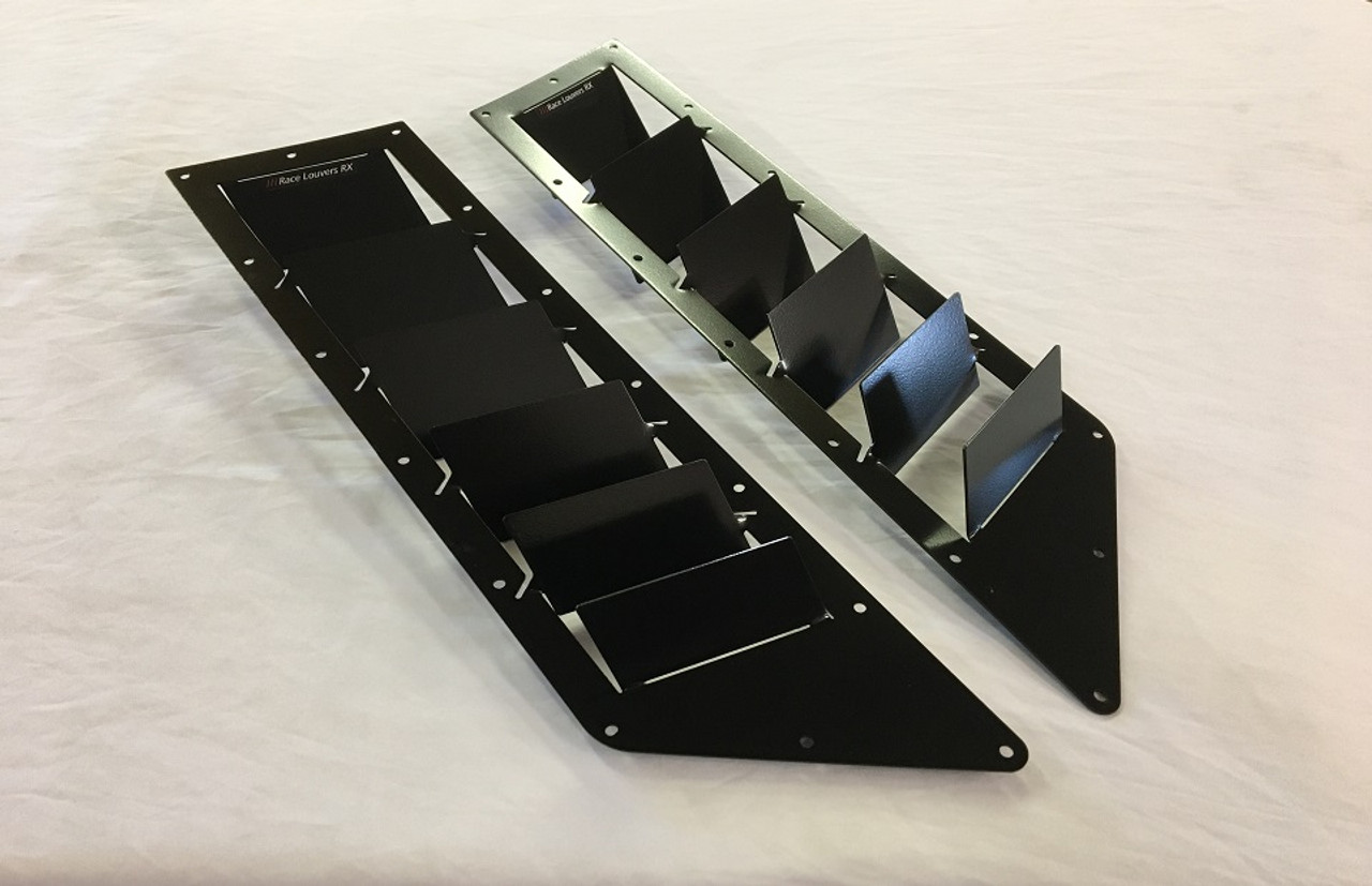 Race Louvers RX trim center racing heat extractor is designed for high performance driving, auto cross and track duty.