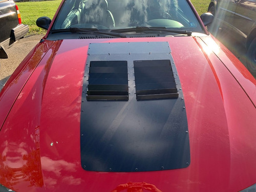 Race Louver RT track trim hood extractor is designed for street, high performance driving and track duty.