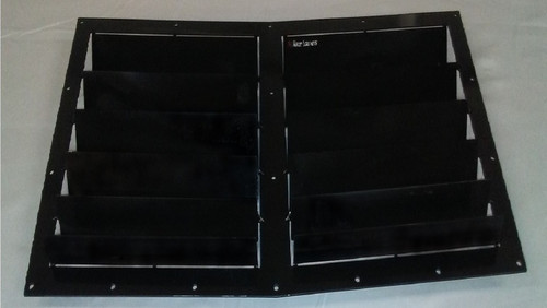 Race Louvers SCCA T2 T3 STU legal hood vents.  Best performing, maximum size permitted.