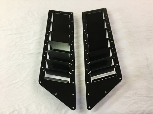 Race Louver Camaro RS trim side hood vent designed for street, high performance driving and light track duty