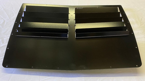Race Louver RT trim center car hood extractor is designed for street, high performance driving and track duty.