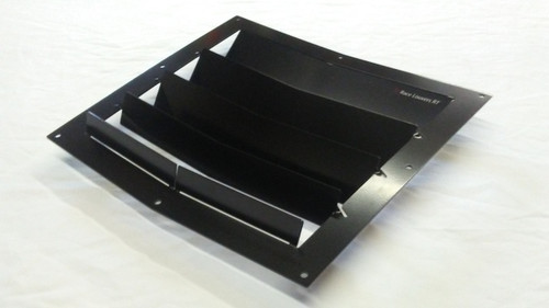 Race Louver RT track trim center car hood extractor is designed for street, high performance driving and track duty.